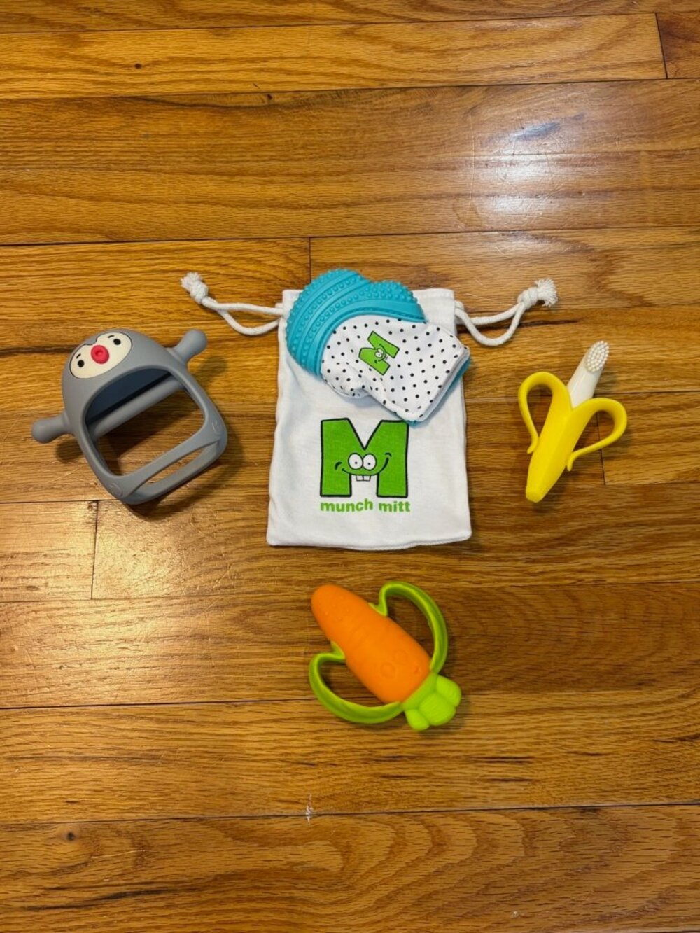 Baby Teething Toys, 4 Piece Lot